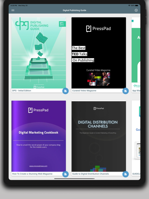 Screenshot #4 pour Digital Publishing Guide