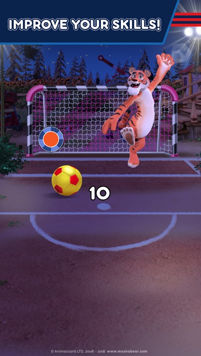 Masha and the Bear Soccer Game screenshot 1