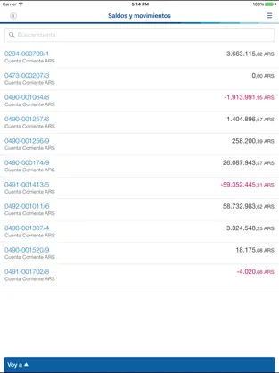 Screenshot 1 BBVA Net Cash Argentina iphone