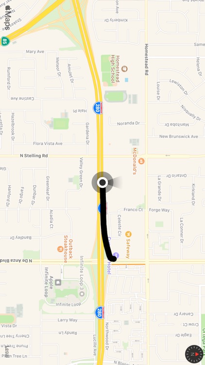 Simple Speedometer and Map