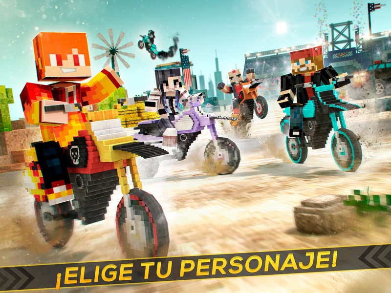 Block Motos: Carreras de Moto screenshot 8