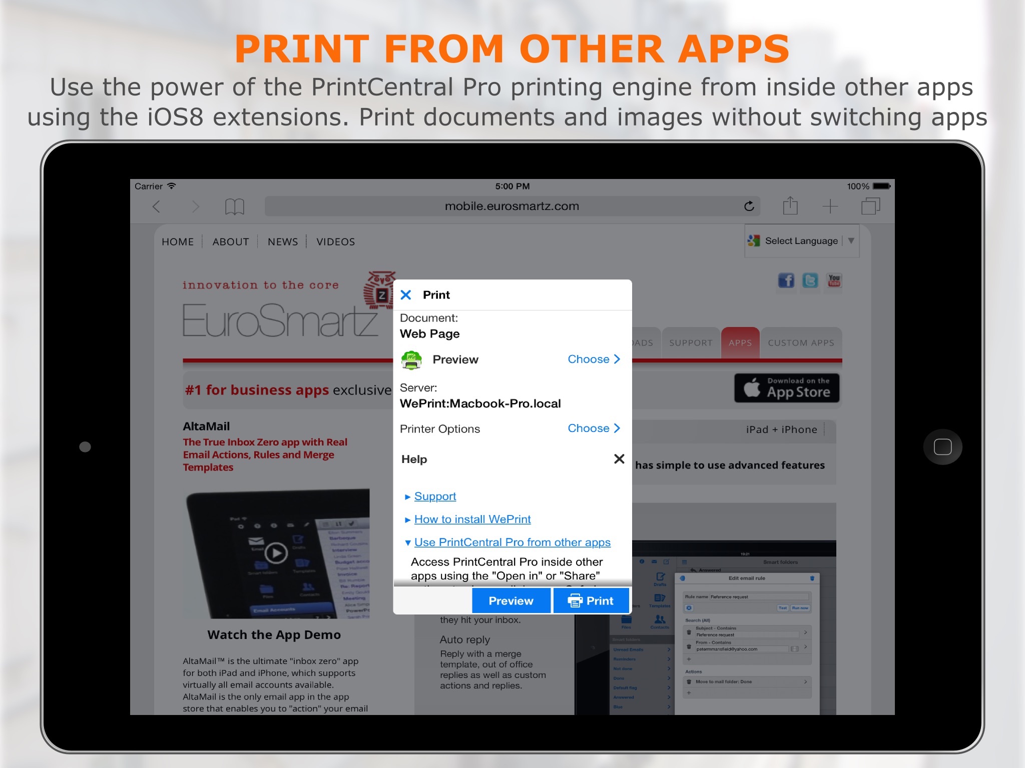 PrintCentral Pro screenshot 4