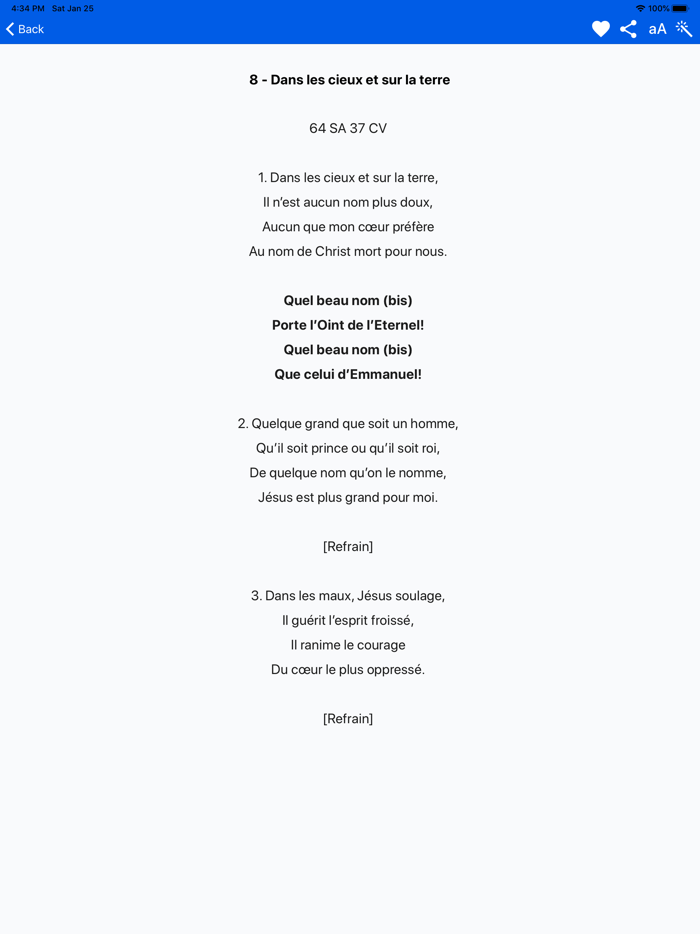 Chants DEsperance Tunes