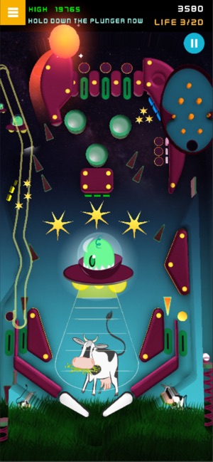 Pinball Alien vs Cow
