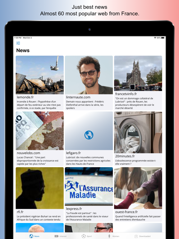 Screenshot #4 pour News fr