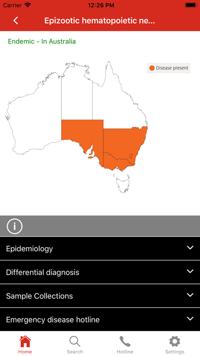Aquatic Disease Field Guide Screenshot