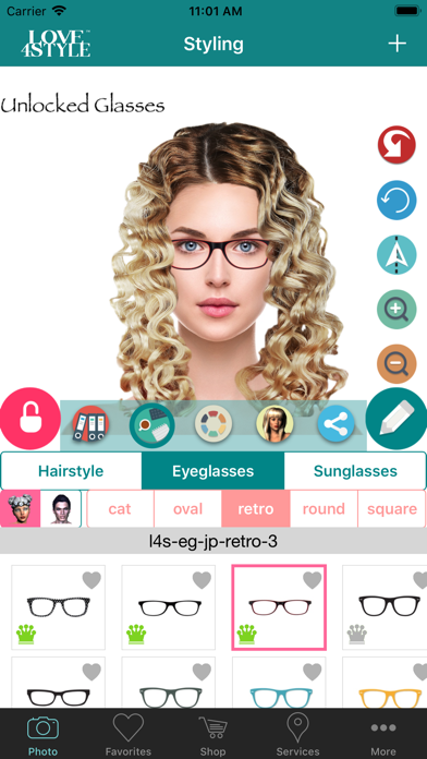 Love4style hairstyle & eyewear screenshot 3