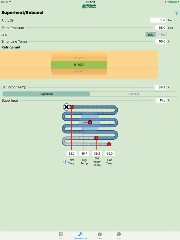 P-T Calculator iPad screenshot 3 - Reference app