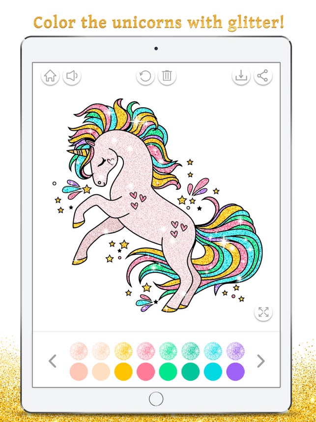 Download Unicorn Coloring Book Sparkle On The App Store