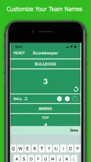 baseball score keeper calc iphone screenshot 2