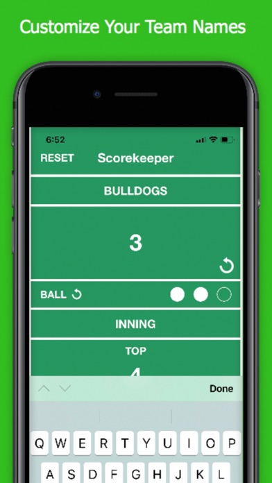 Screenshot #2 pour Baseball Score Keeper Calc