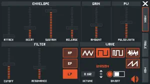 SquareSynth 2 - Chiptune Synth screenshot 3