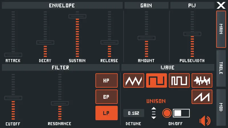 SquareSynth 2 - Chiptune Synth screenshot 3 of 5
