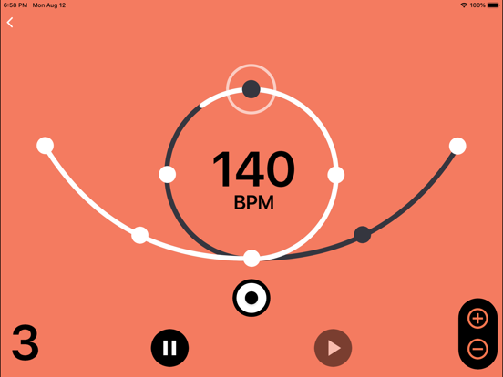 Flow Metronome iPad screenshot 4 - Music app