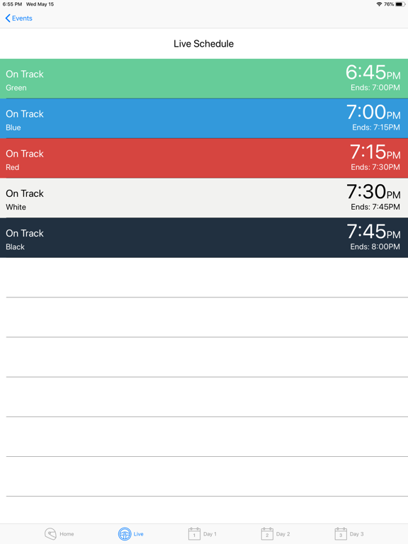 TrackKeeper iPad screenshot 3 - Sports app