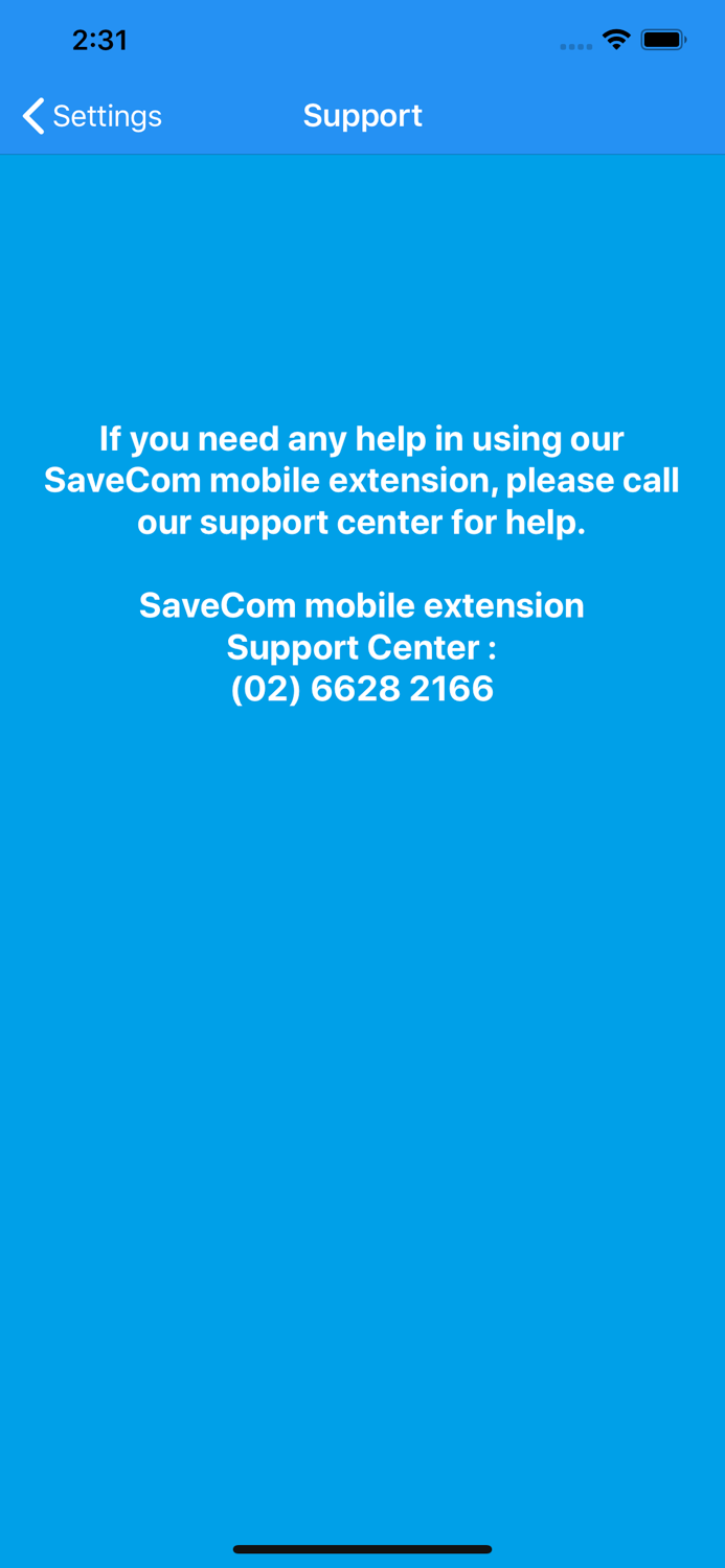 SaveCom Mobile Extension