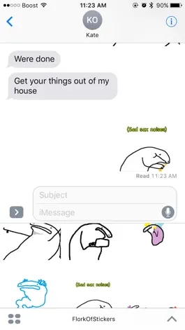 Game screenshot FlorkOfStickers apk