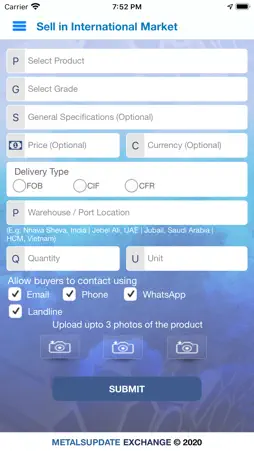 MetalsUpdate Exchange screenshot 4