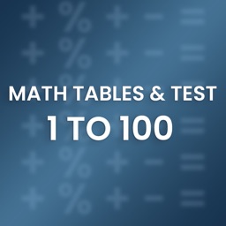 Math Tables & Test 1 to 100