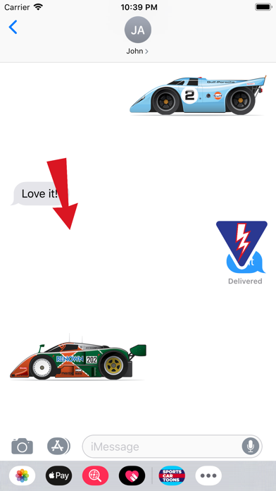 Screenshot 3 of SportsCar Toons App