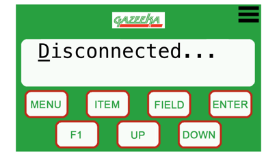 Model 870 Remote Control Screenshot