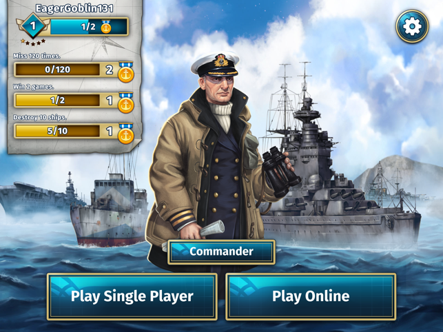 ‎Tampilan Layar BATTLESHIP