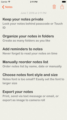 Lock Notes - Passcode Protect screenshot 3
