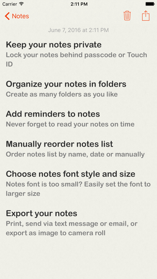 #3. Lock Notes - Passcode Protect (iOS) By: JulyApps Ltd