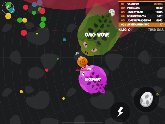 Dinomite.io iPad screenshot
