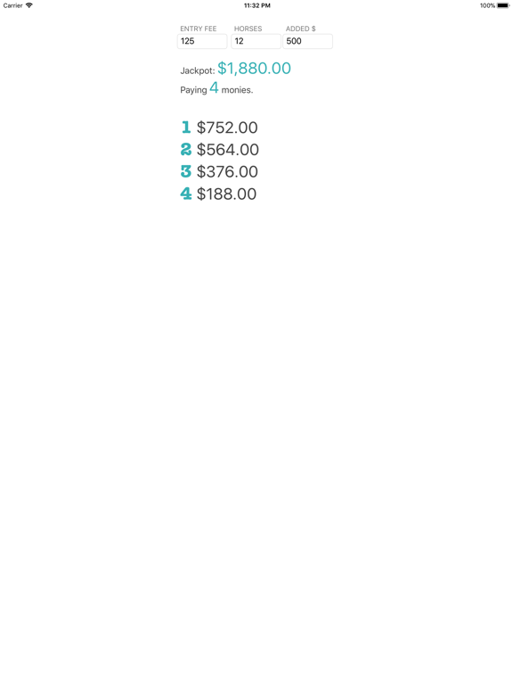 Screenshot #4 pour NCHA Cutting Payout Calculator