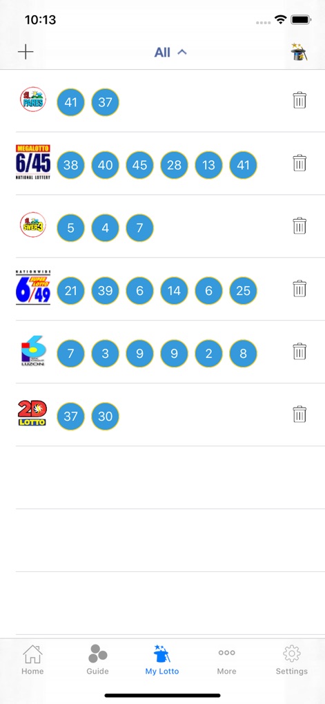 PCSO eLotto Results - pcso-elotto-saved-numbers