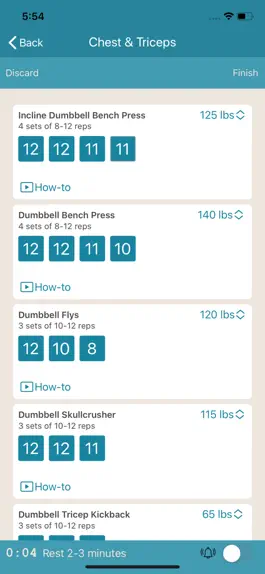 Game screenshot Dumbbell Split Workout apk