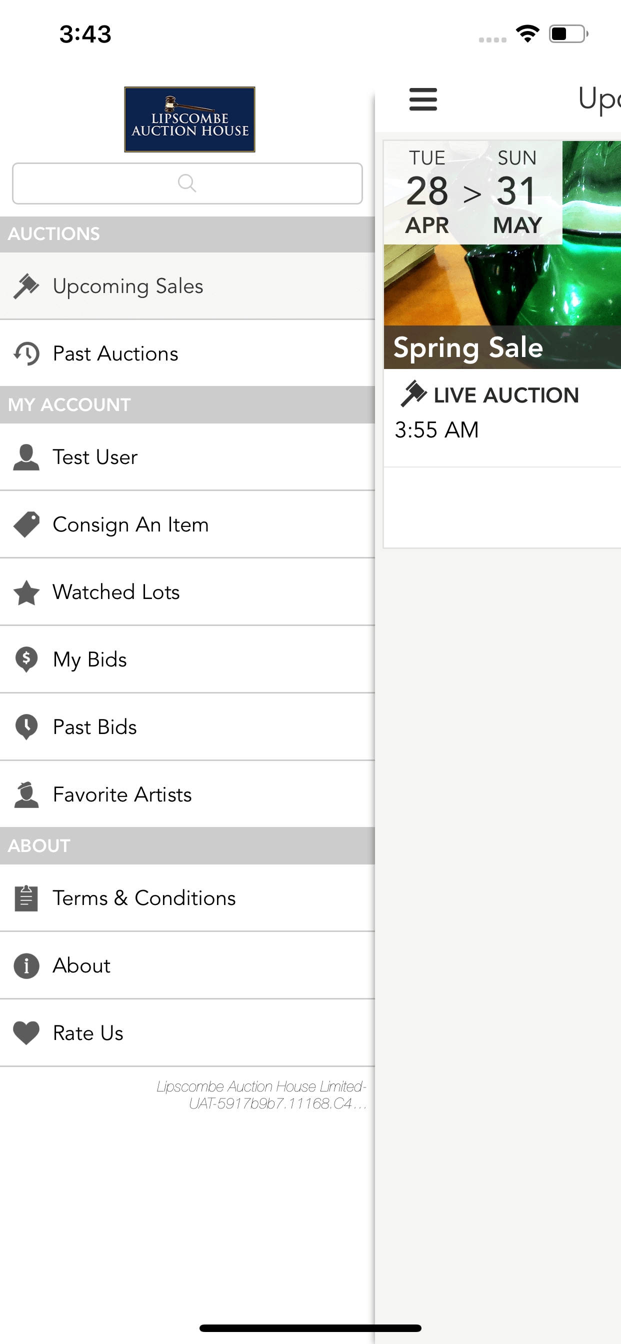LIPSCOMBE AUCTION HOUSE LTD