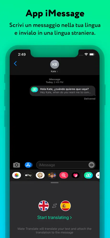 Traduttore offline di Mate