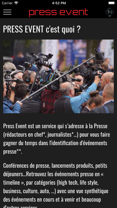 Screenshot #2 pour Press Event