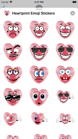 Game screenshot Heartprint Emoji Stickers hack