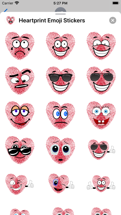 Heartprint Emoji Stickers screenshot 3