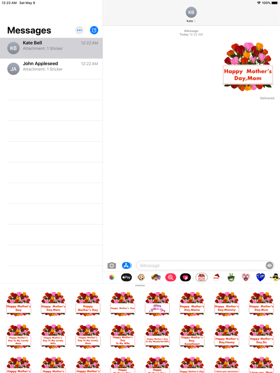 Screenshot #4 pour Mother's Day 365 Stickers