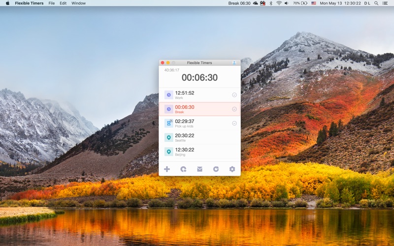 Screenshot #1 pour Flexible Timers