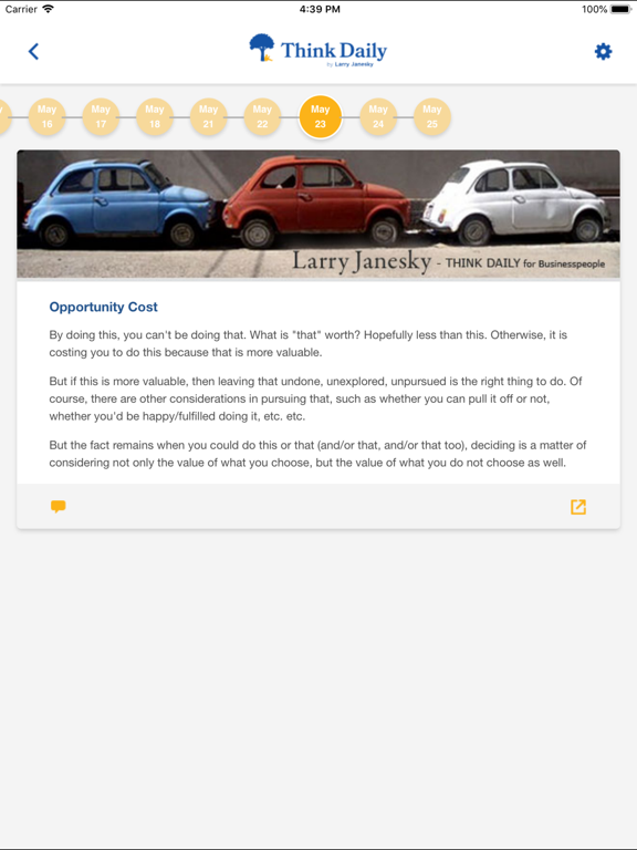Screenshot #6 pour Think Daily by Larry Janesky