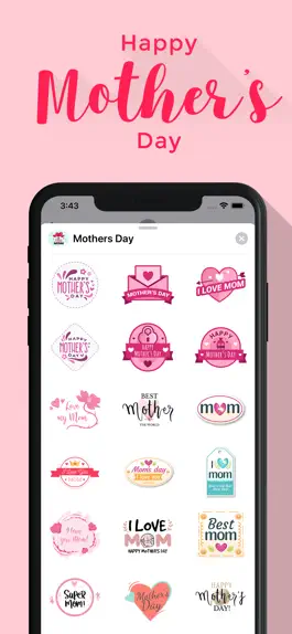 Game screenshot Happy Mother's Day Emojis hack
