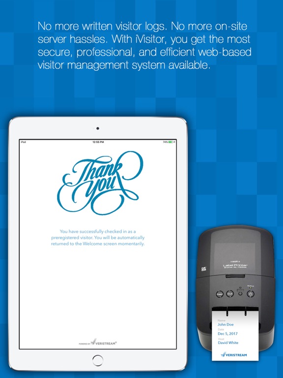 iVisitor Kiosk iPad screenshot 5 - Business app