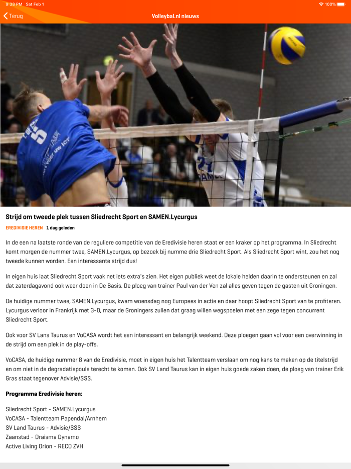 Volleybal.nl - Mijn Volleybal
