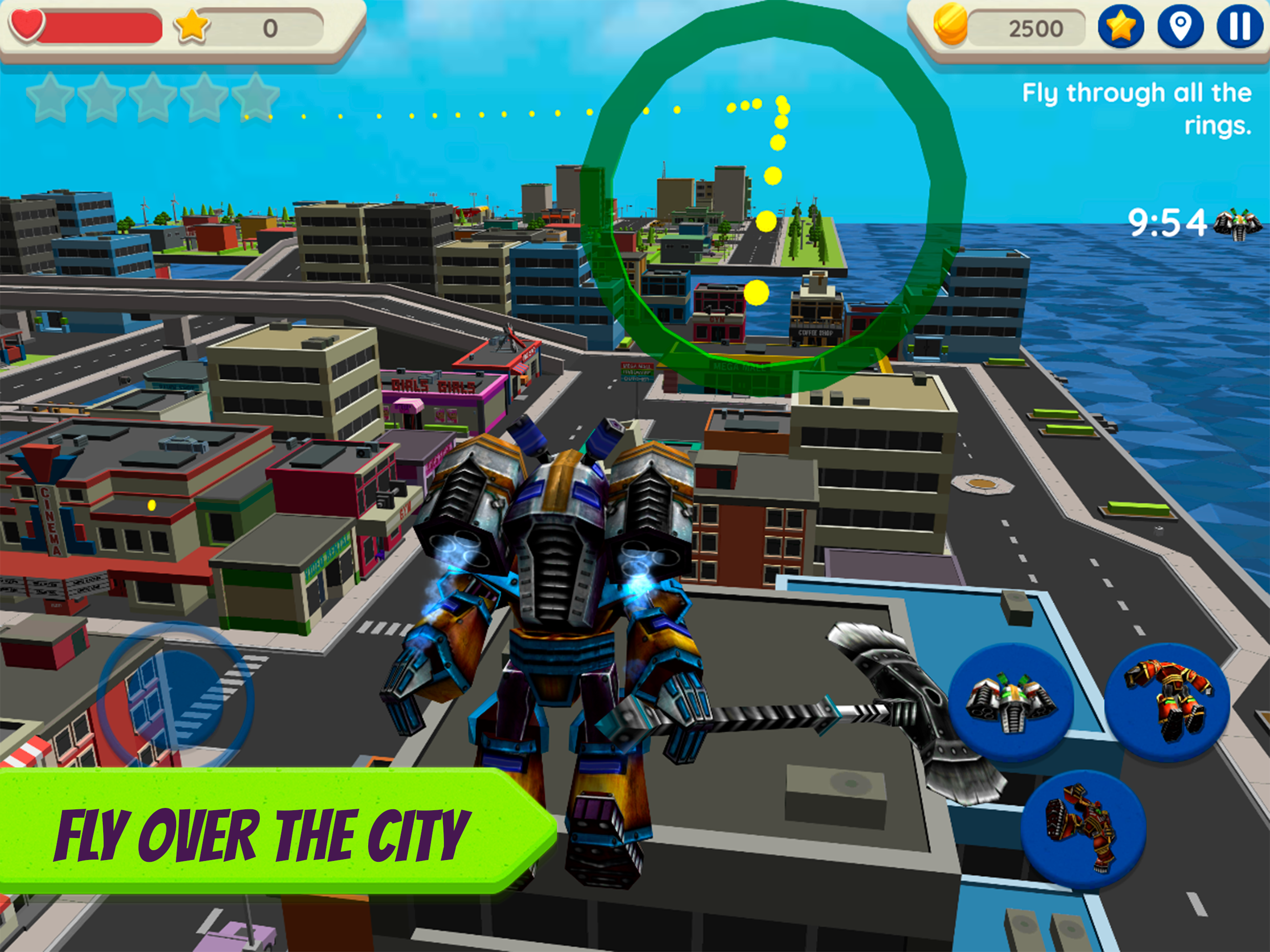 Robot Hero: City Simulator 3D screenshot 10
