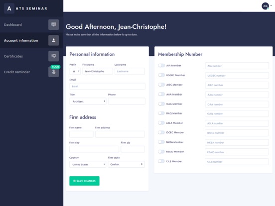 ATS Mobile - Credit Tracking iPad screenshot 2 - Education app