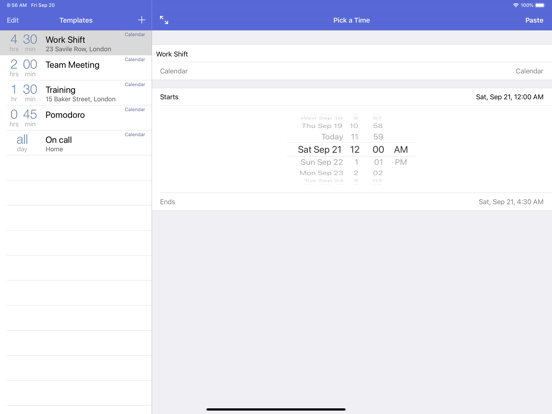 Screenshot #6 pour Calendar Paste 3