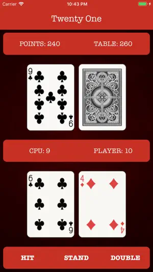 21 Twenty One - Card Game screenshot 3