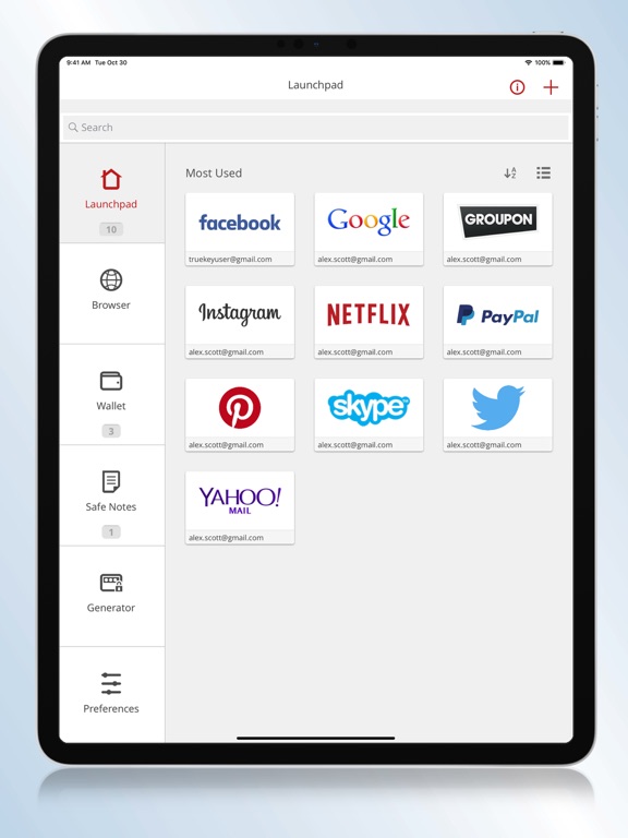 Screenshot #5 pour True Key™ par McAfee