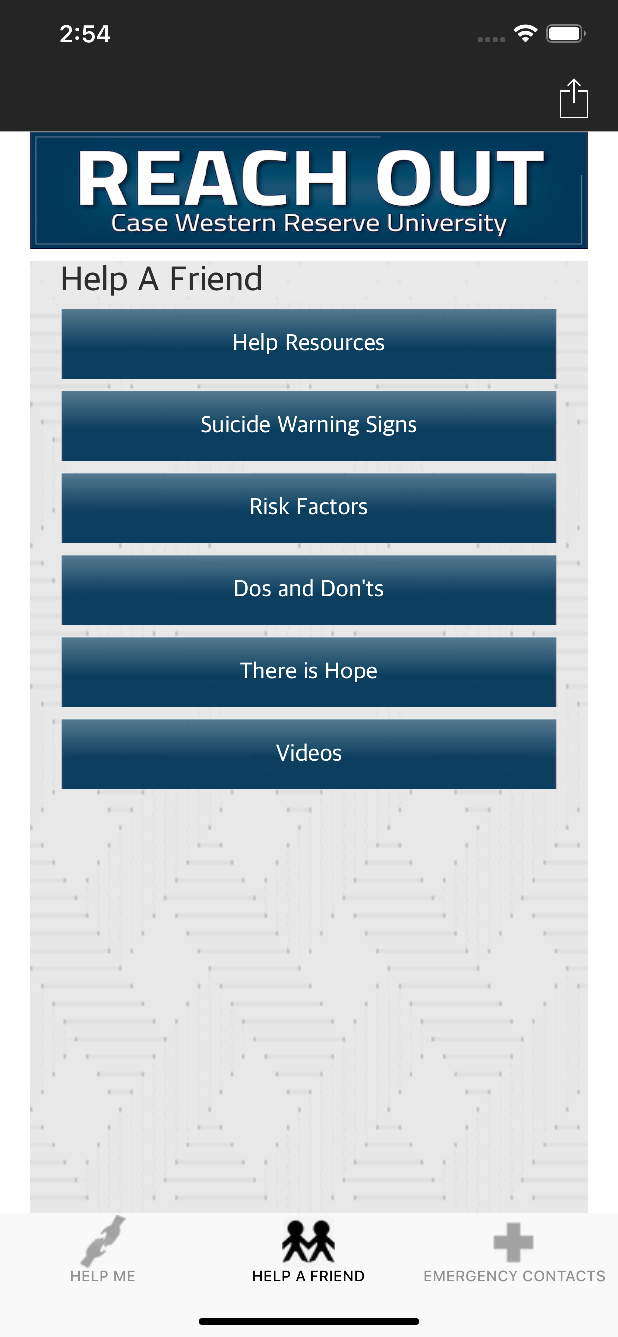 Case Western Reserve Reach Out