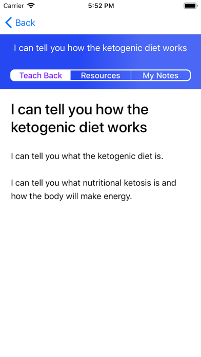 Screenshot #2 pour Ketogenic Diet Therapy